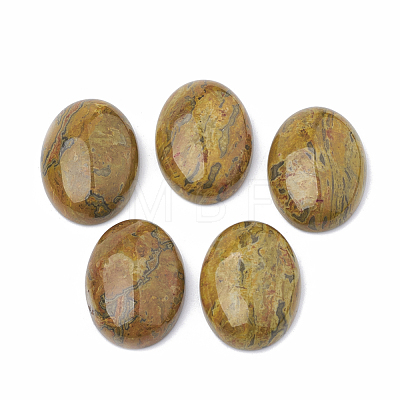 Natural Ripple Jasper Cabochons G-S330-15B-1