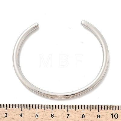 Non-Tarnish 304 Stainless Steel Simple Thin Cuff Bangles BJEW-P296-02P-1