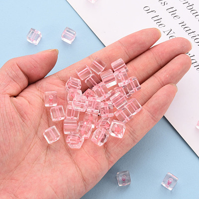 Transparent Acrylic Beads TACR-S154-12A-20-1