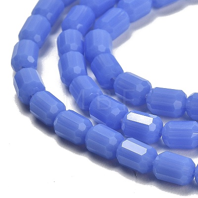 Opaque Glass Beads Strands GLAA-G112-04-1