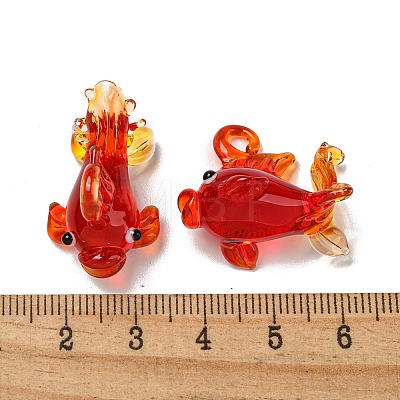 Handmade Lampwork Pendants LAMP-N025-01-1