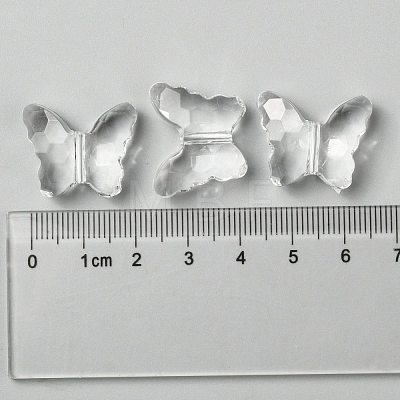 Transparent Acrylic Beads X-PL405Y-6-1