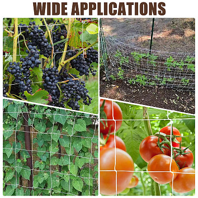 Polyester Plant Trellis Netting for Garden AJEW-WH0609-869-1