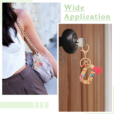 Fruit Series Letter Resin Keychains KEYC-TAC0033-02U-1