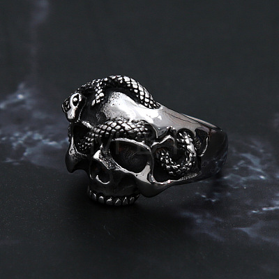 Retro Zinc Alloy Finger Rings for Men WGDA172-01-1