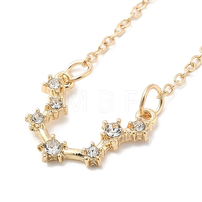 3Pcs Alloy Rhinestones Anklets AJEW-S083-01G-03-1