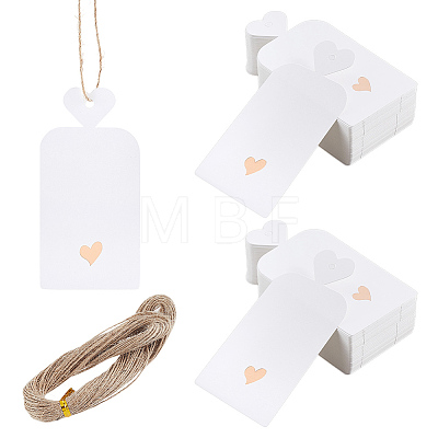 200Pcs Paper Gift Tags CDIS-BC0001-08-1