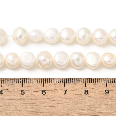 Natural Cultured Freshwater Pearl Beads Strands PEAR-A006-09H-1