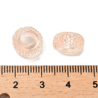 Transparent Resin European Beads RESI-B020-03G-1