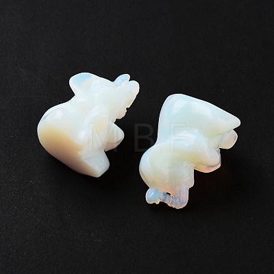 Opalite Carved Figurines DJEW-L023-D02-1