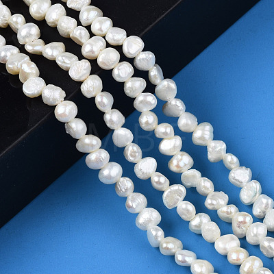Natural Cultured Freshwater Pearl Beads Strands PEAR-N014-04A-1