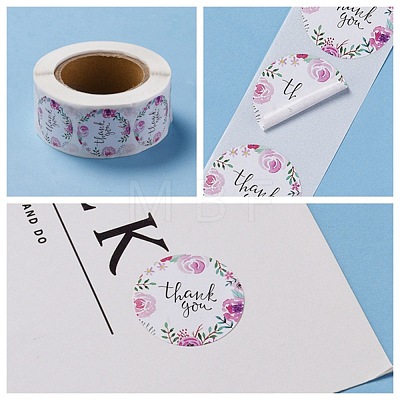 1 Inch Thank You Stickers X-DIY-P005-D05-1