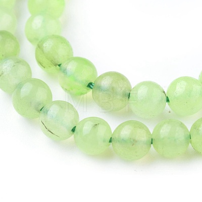 Natural Prehnite Beads Strands G-I250-01B-1
