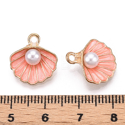 Zinc Alloy Enamel Pendants X-ENAM-F118-03A-1