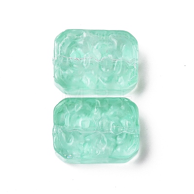 Transparent Spray Painted Glass Beads LS-X-GLAA-I050-08H-1