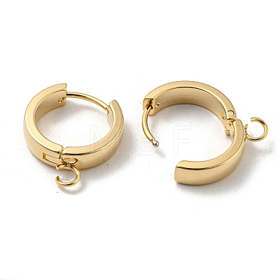 201 Stainless Steel Huggie Hoop Earrings Findings LS-STAS-A167-01T-G-1