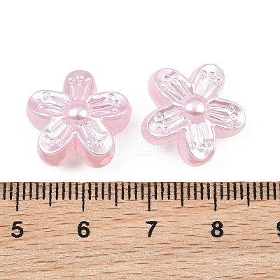 Imitation Pearl Acrylic Beads AC-CBAAA05-07A-1