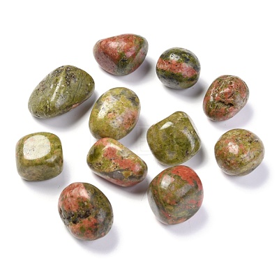 Natural Unakite Beads G-M368-09A-1