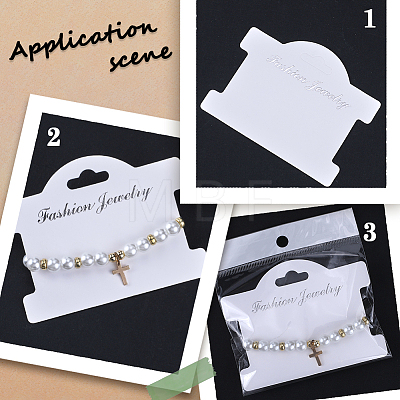 100Pcs 2 Colors Cardboard Display Cards CDIS-SP0001-09-1