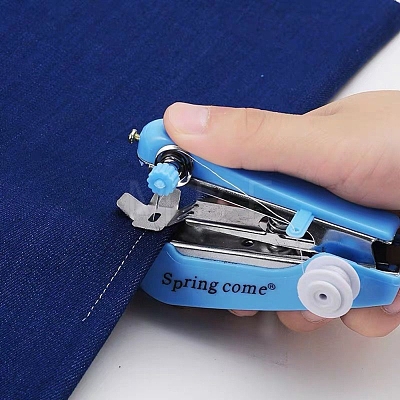 ABS Plastic Hand Sewing Machine AJEW-M220-01B-1