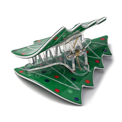 Christmas Claw Plastic Claw Hair Clips PHAR-K006-01D-1
