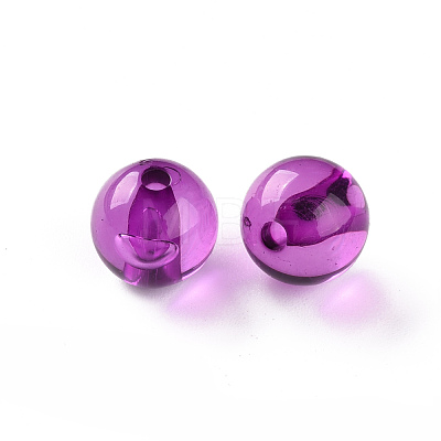 Transparent Acrylic Beads MACR-S370-A12mm-743-1