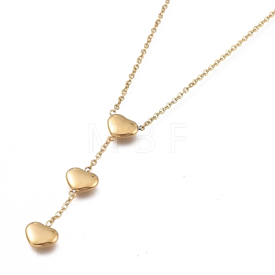 Heart 304 Stainless Steel Jewelry Sets SJEW-M097-13G-1