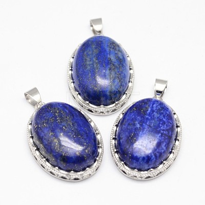 Natural Lapis Lazuli Pendants X-G-D851-32-1