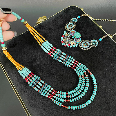 Turquoise Jewelry Sets FS-WG1F001-03-1