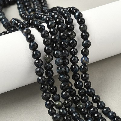 Grade B Natural Tiger Eye Beads Strands LS-G-F591-18-6mm-03-1