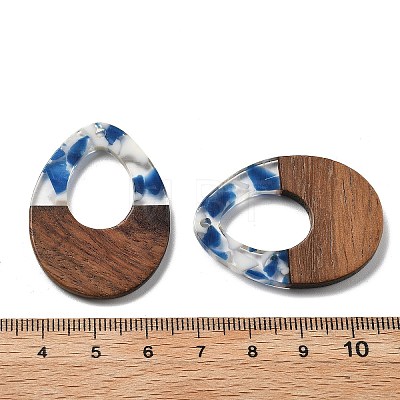 Resin and Walnut Pendants FIND-R051-10G-1