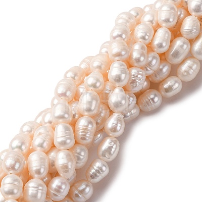 Natural Cultured Freshwater Pearl Beads Strands PEAR-L001-A-20-1