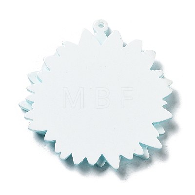 Printed Transparent Acrylic Pendants X-SACR-P029-B03-1