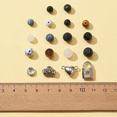 DIY Gemstone Bracelet Making Kit DIY-FS0003-40-1