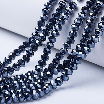 Electroplate Glass Beads Strands LS-EGLA-A044-P1mm-A18-1
