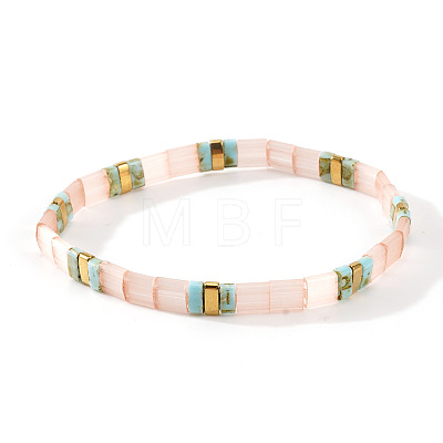 Bohemian Style Glass Seed Beads Stretch Bracelets for Women FG0576-1-1
