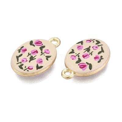 Valentine's Day Printed Alloy Pendants PALLOY-SZC0008-05L-1