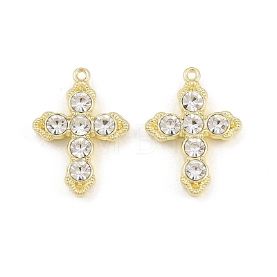 Alloy with Crystal Rhinestone Pendants RB-CBA7AC6-08G-03-1