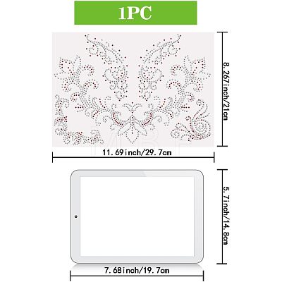 Glass Hotfix Rhinestone DIY-WH0303-043-1