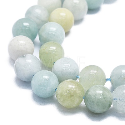 Natural Aquamarine Beads Strands G-K245-A15-05-1