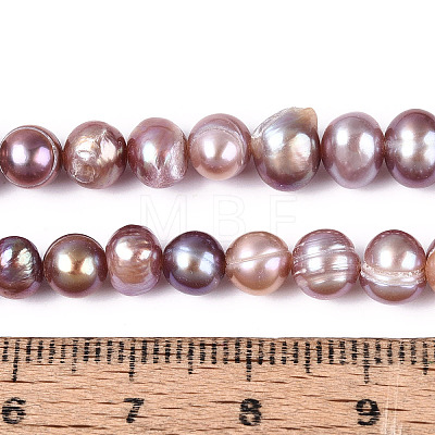 Natural Cultured Freshwater Pearl Beads Strands PEAR-N013-05O-02-1