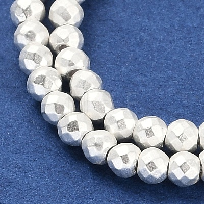 Electroplated Synthetic Non-Magnetic Hematite Beads Strands G-U003-13A-1