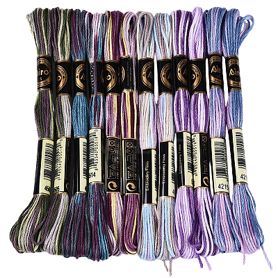 6-Ply Polyester Embroidery Floss OCOR-WH20074-15O-1