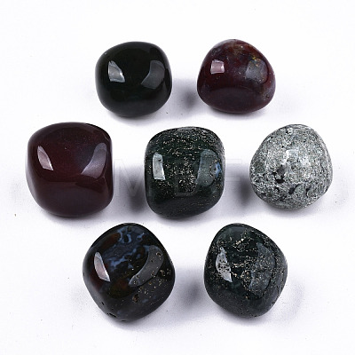 Natural Moss Agate Beads G-N332-011-1