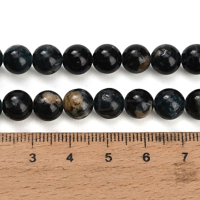 Natural Blue Tourmaline Beads Strands GG-NH0002-A01-8mm-1