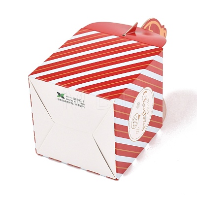 Christmas Theme Paper Fold Gift Boxes CON-G012-01A-1
