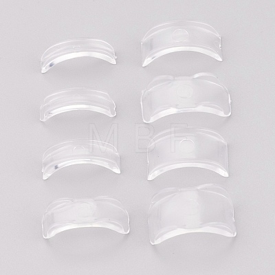 8Pcs 8 Sizes Plastic Invisible Ring Size Adjuster X-TOOL-H005-01-1