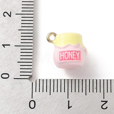 Alloy Enamel Pendants AL-CBA02ED-06G-B-1