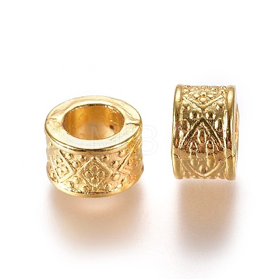 Tibetan Style Alloy European Beads LS-LF8485Y-G-1