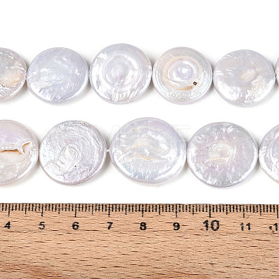 Natural Baroque Keshi Pearl Beads Strands PEAR-S018-20B-1